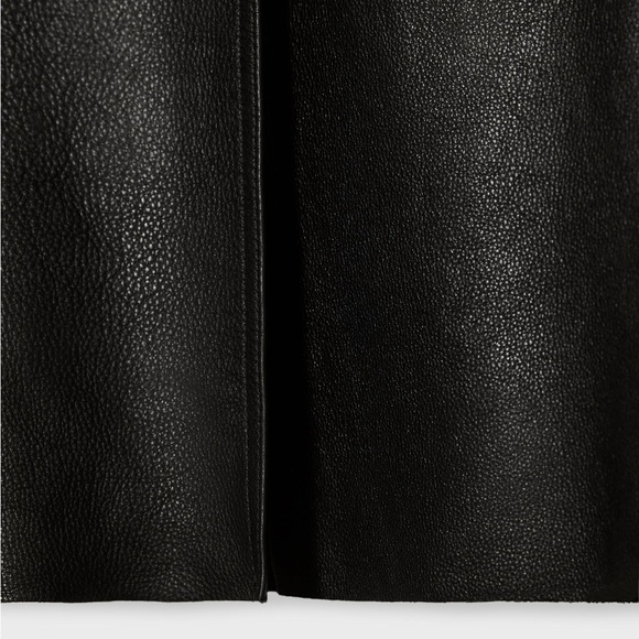 NWT ZARA LEATHER MIDI SKIRT STEVEN MEISEL SIZE S - Picture 9 of 9